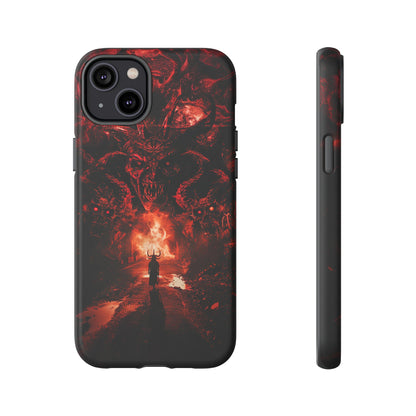 The Road to Hell Phone Case – Gothic Demon and Devil Design for iPhone, Samsung Galaxy, and Google Pixel Devices