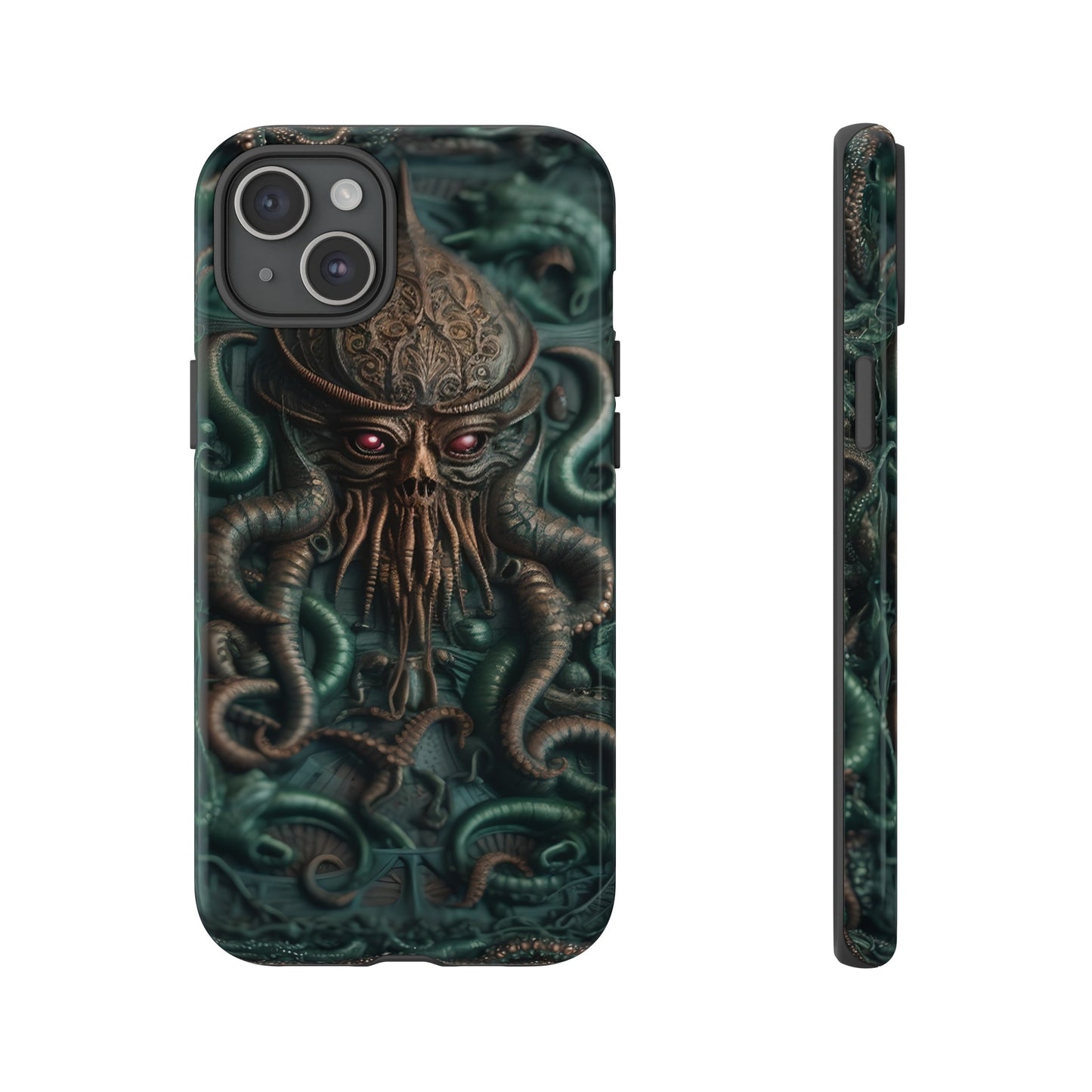 Nameless Dread Tough Phone Case – Lovecraftian Tentacle Horror Design for iPhone, Samsung Galaxy, and Google Pixel Devices