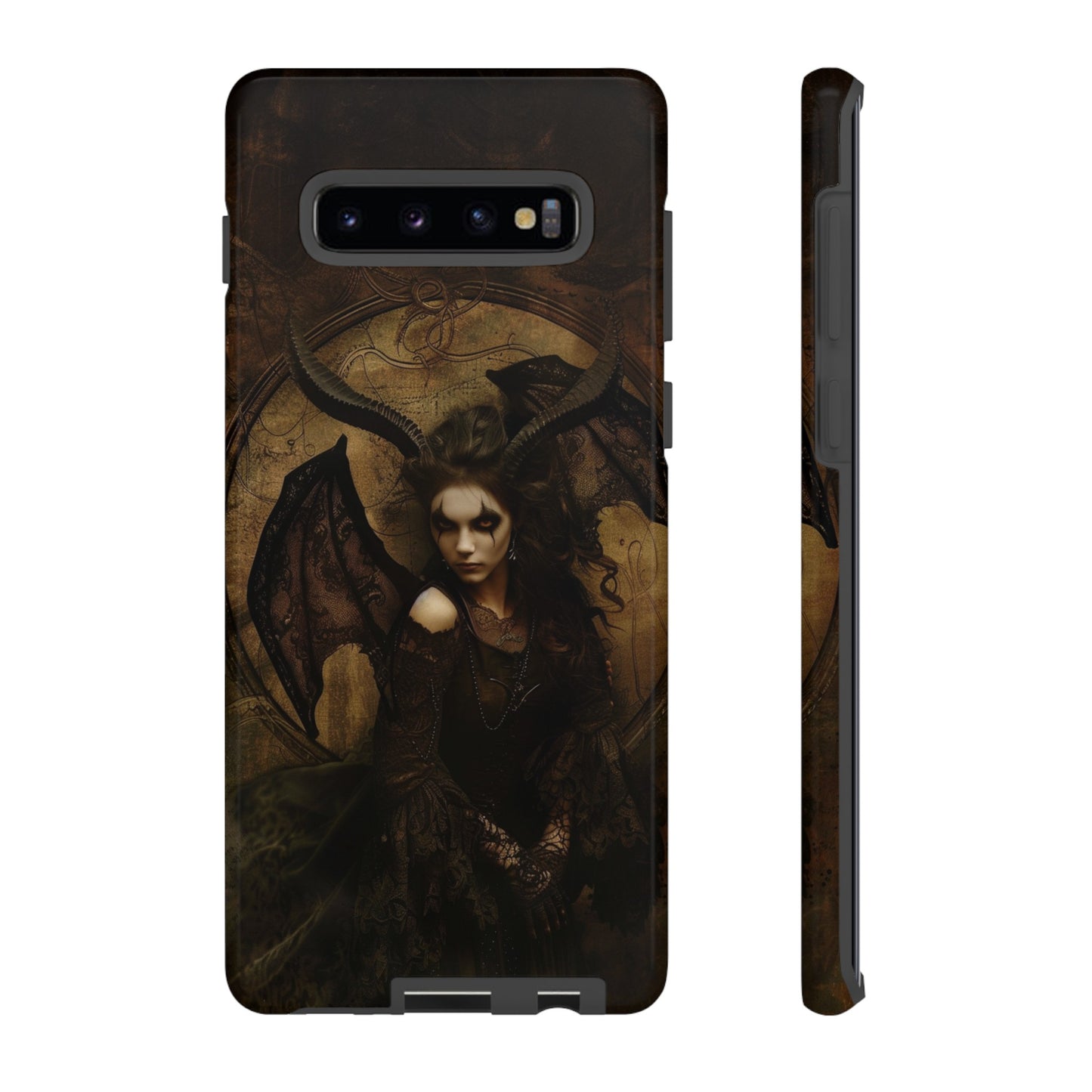 Demon Lilith Gothic Phone Case for iPhone, Samsung Galaxy, Google Pixel - Dark Fantasy Art