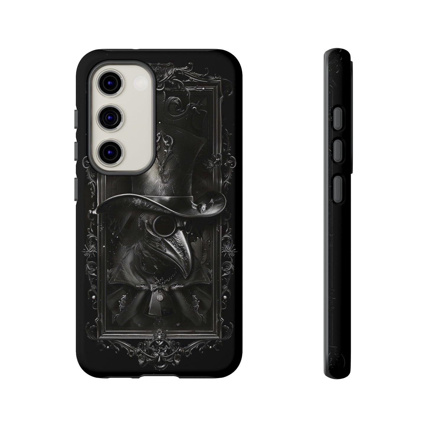 Gothic Plague Doctor Phone Case - Mysterious and Dark Design for iPhone, Samsung Galaxy, and Google Pixel Devices