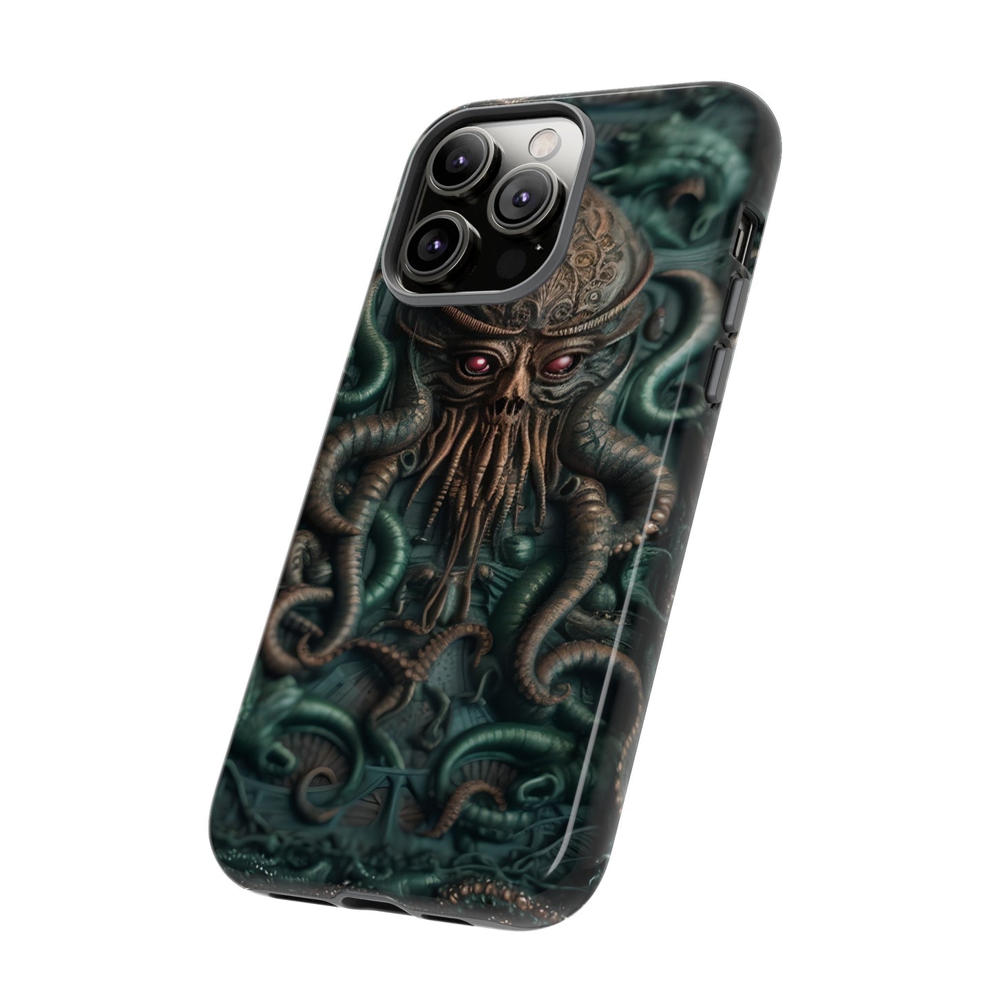 Nameless Dread Tough Phone Case – Lovecraftian Tentacle Horror Design for iPhone, Samsung Galaxy, and Google Pixel Devices