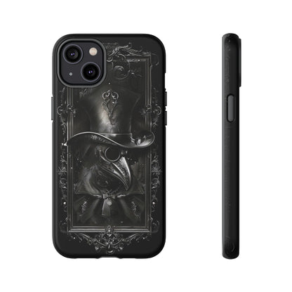 Gothic Plague Doctor Phone Case - Mysterious and Dark Design for iPhone, Samsung Galaxy, and Google Pixel Devices