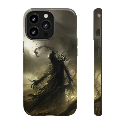 Dark Spirit Phone Case – Grim Reaper Haunting Design for iPhone, Samsung Galaxy, and Google Pixel Devices