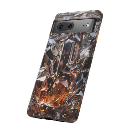 Crystalline Phone Case – Healing Crystal Quartz Design for iPhone, Samsung Galaxy, and Google Pixel Devices