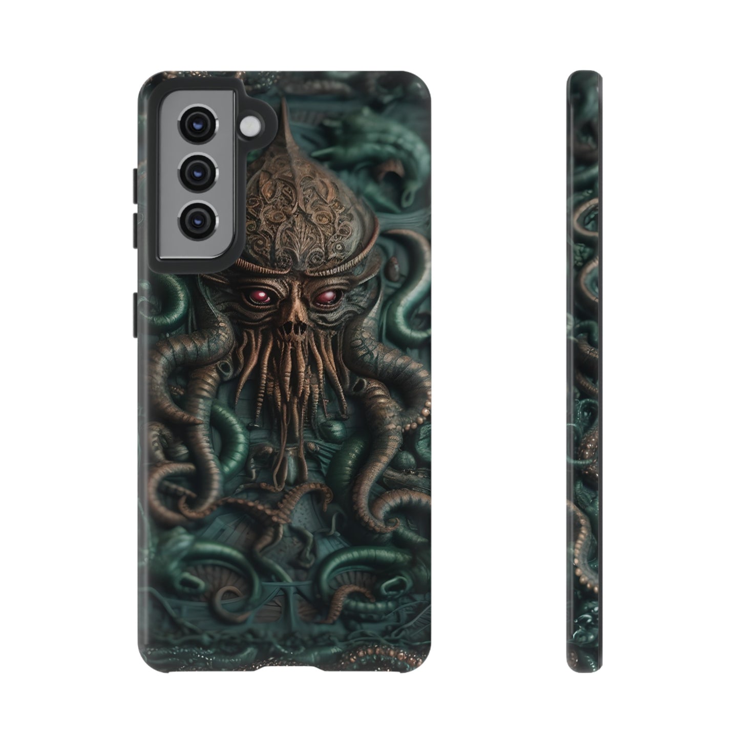 Nameless Dread Tough Phone Case – Lovecraftian Tentacle Horror Design for iPhone, Samsung Galaxy, and Google Pixel Devices