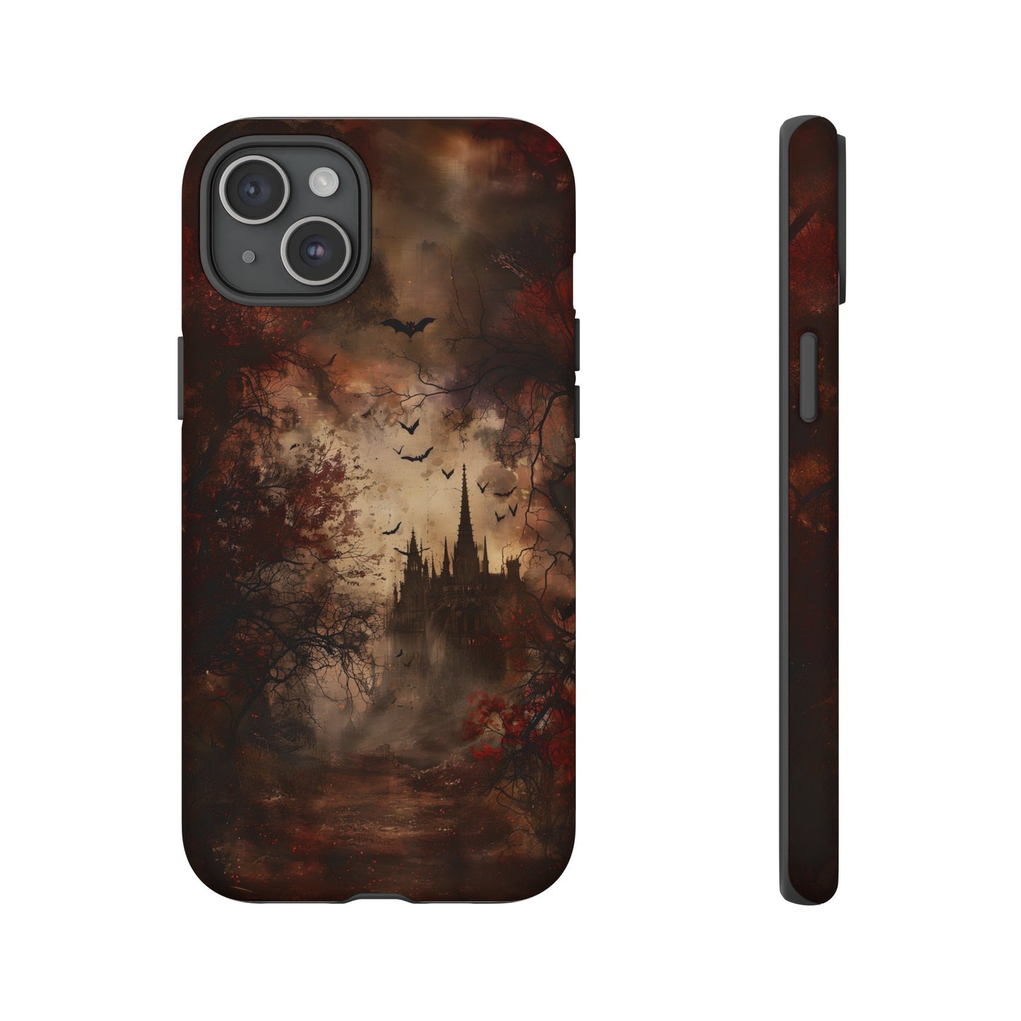 Gothic Castle Phone Case - Spooky Halloween Design for iPhone, Samsung Galaxy, Google Pixel Devices