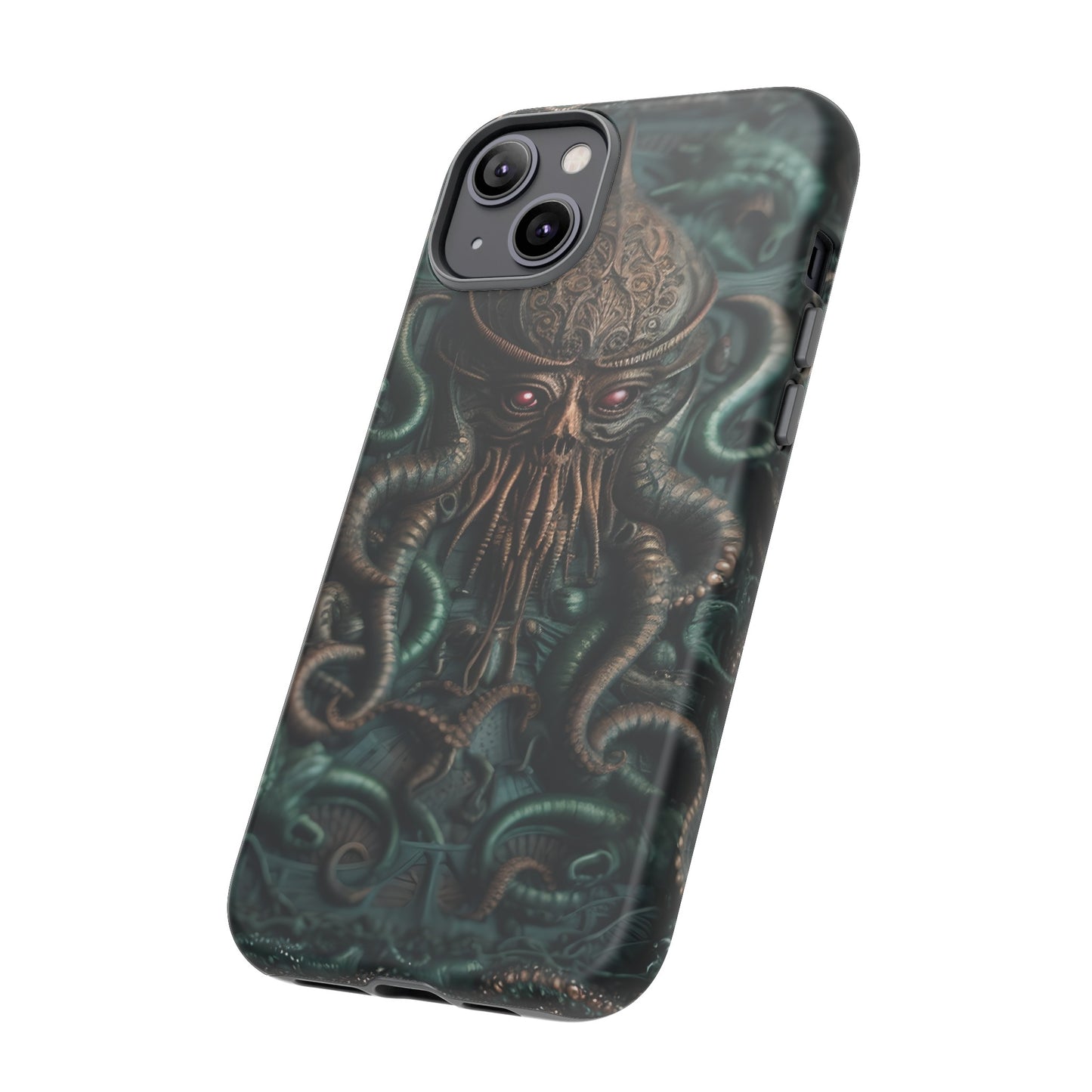 Nameless Dread Tough Phone Case – Lovecraftian Tentacle Horror Design for iPhone, Samsung Galaxy, and Google Pixel Devices