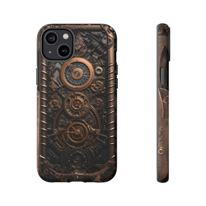 Gearworks 2 Phone Case – Steampunk Victorian Design with Gears and Clockwork for iPhone, Samsung Galaxy, and Google Pixel Devices