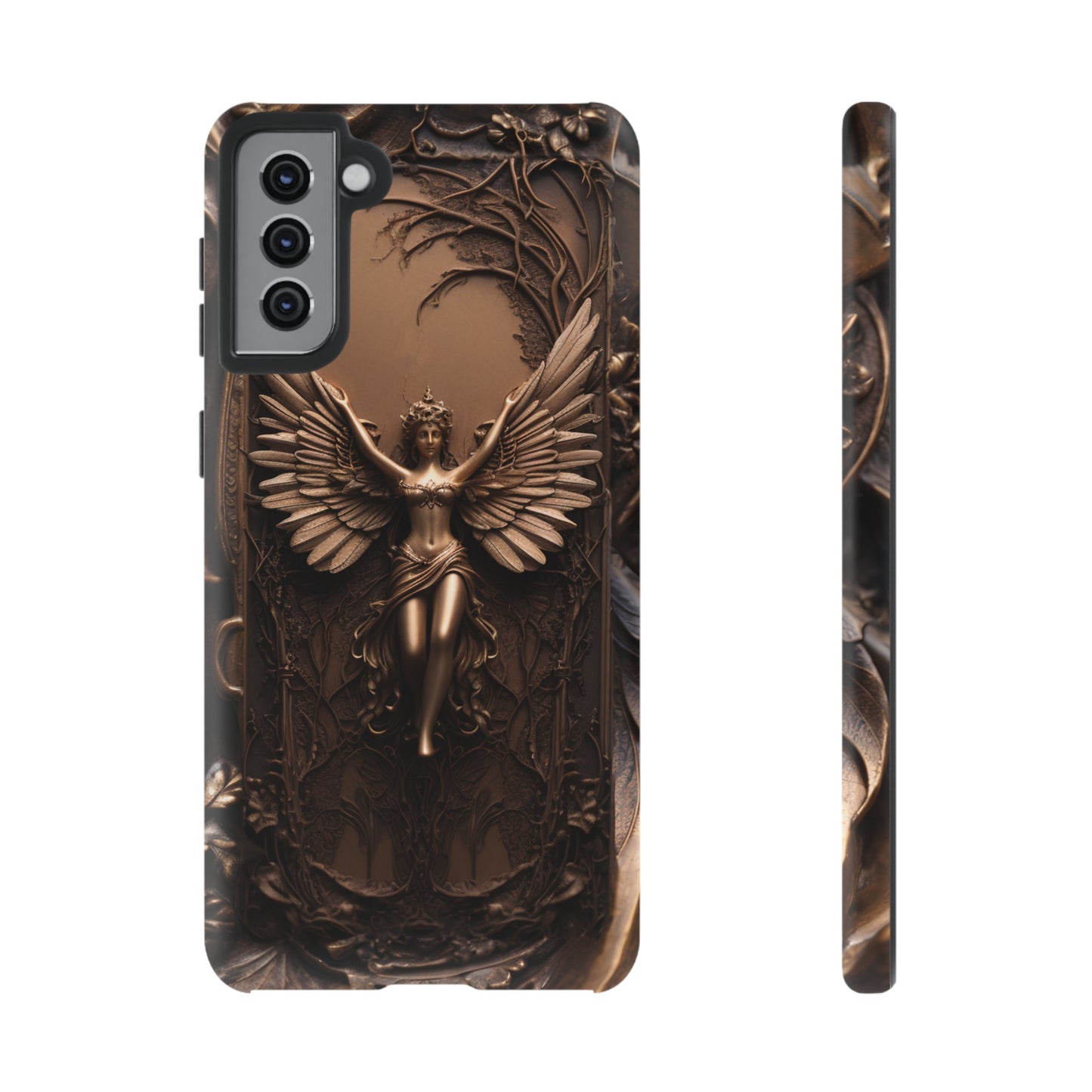 The Bronze Fairy Phone Case – Fantasy Faery Design for iPhone, Samsung Galaxy, and Google Pixel Devices