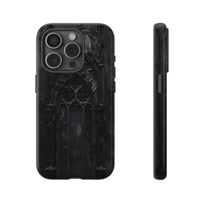 Black Gothic Metal Phone Case – Dark Architectural Design For iPhone, – Talevin's Designs Black Gothic Metal Phone Case – Dark Architectural Design For iPhone, – Talevin's Designs