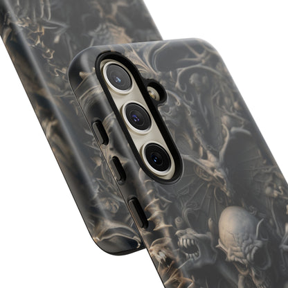 Those Who Dwell Below #1 Phone Case – Intricate Gothic Skeleton Design for iPhone, Samsung Galaxy, Google Pixel Devices