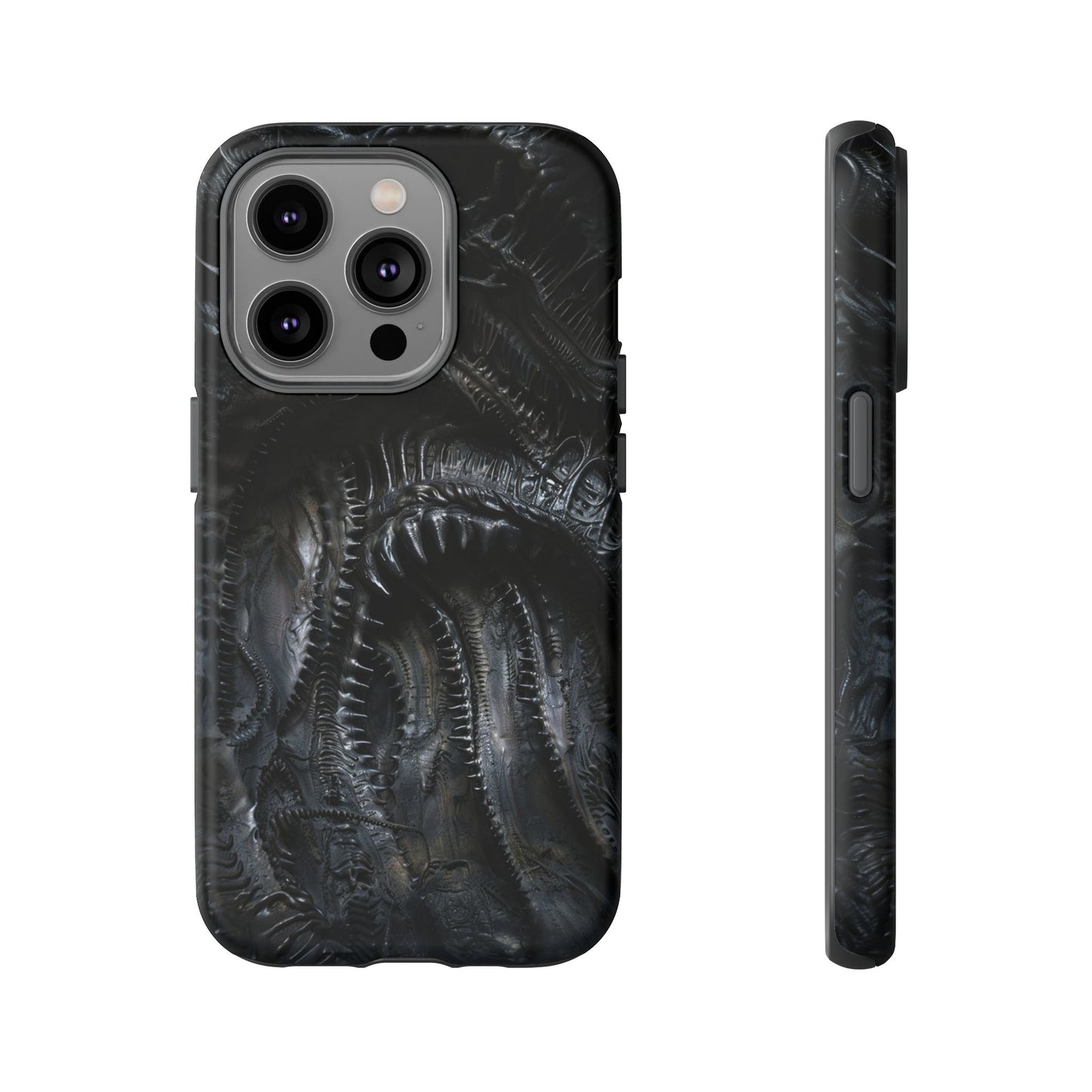 Surreal Biomechanical Phone Case - Gothic Sci-Fi Art for iPhone, Samsung Galaxy, and Google Pixel Devices