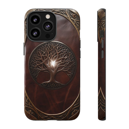 Tree of Life Tough Phone Case – Fantasy Art Design for iPhone, Samsung Galaxy, and Google Pixel Devices