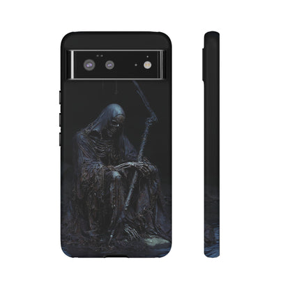 Dark Reaper Phone Case - Gothic Grim Reaper Art for iPhone, Samsung Galaxy, and Google Pixel Devices