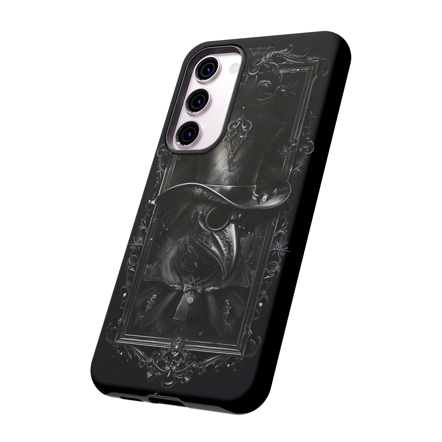 Gothic Plague Doctor Phone Case - Mysterious and Dark Design for iPhone, Samsung Galaxy, and Google Pixel Devices