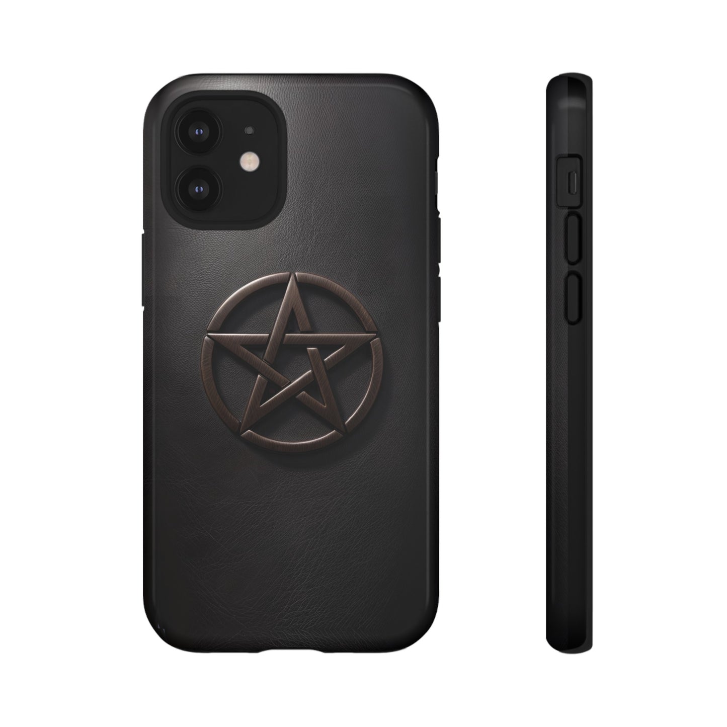 Simple Pentacle Tough Phone Case – Witchcraft Pentagram Design for iPhone, Samsung Galaxy, and Google Pixel Devices