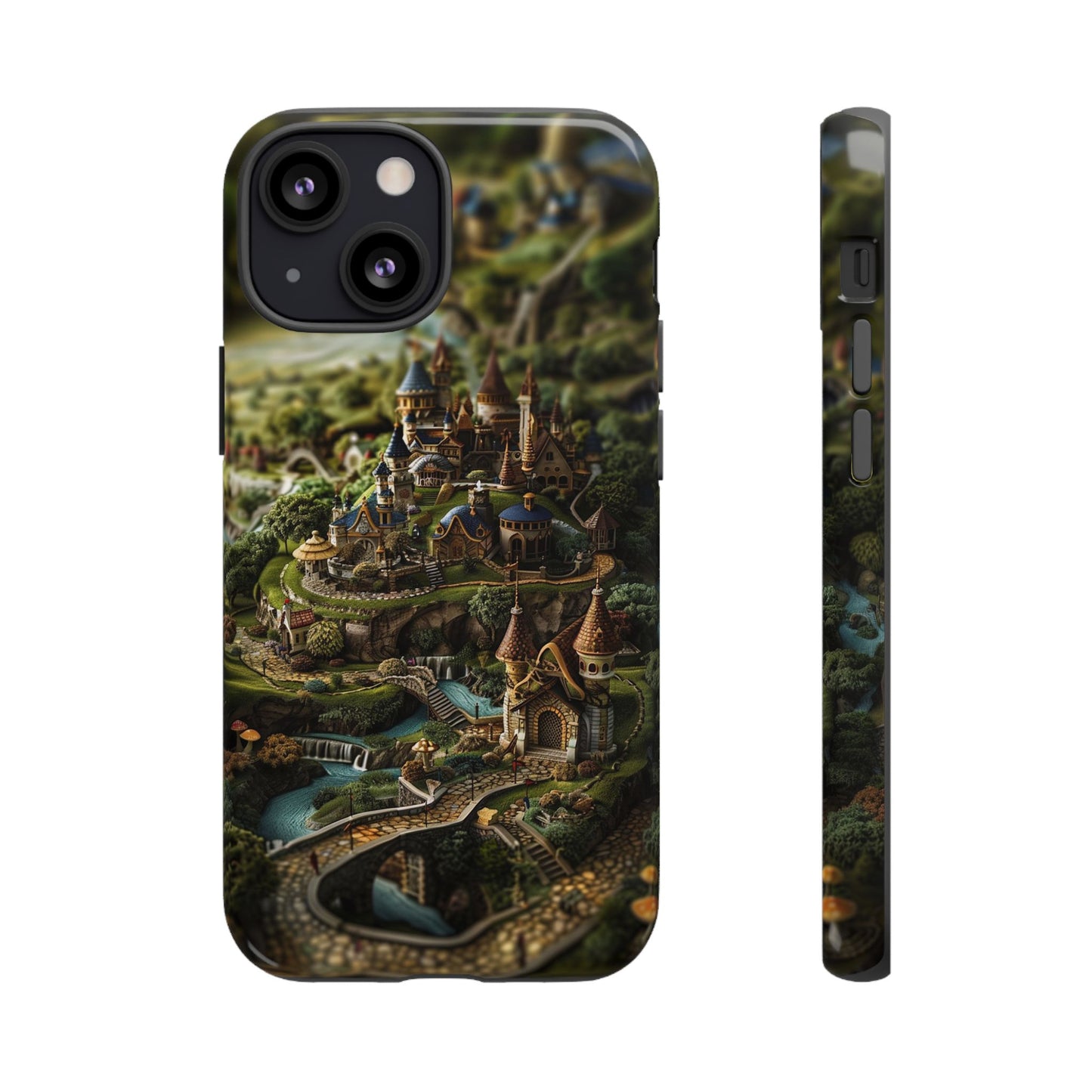 Fairy Kingdom Phone Case - Enchanted Castle Artwork for iPhone, Samsung Galaxy, and Google Pixel Devices