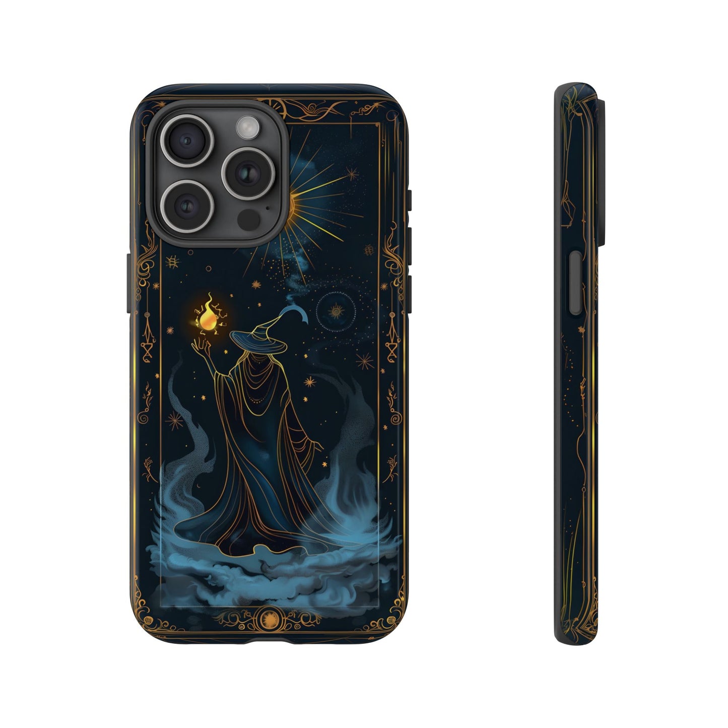 Enchanted Wizard Spellcaster Galaxy Phone Case - Mystical Wizardry Art For iPhone, Samsung Galaxy, and Google Pixel Devices