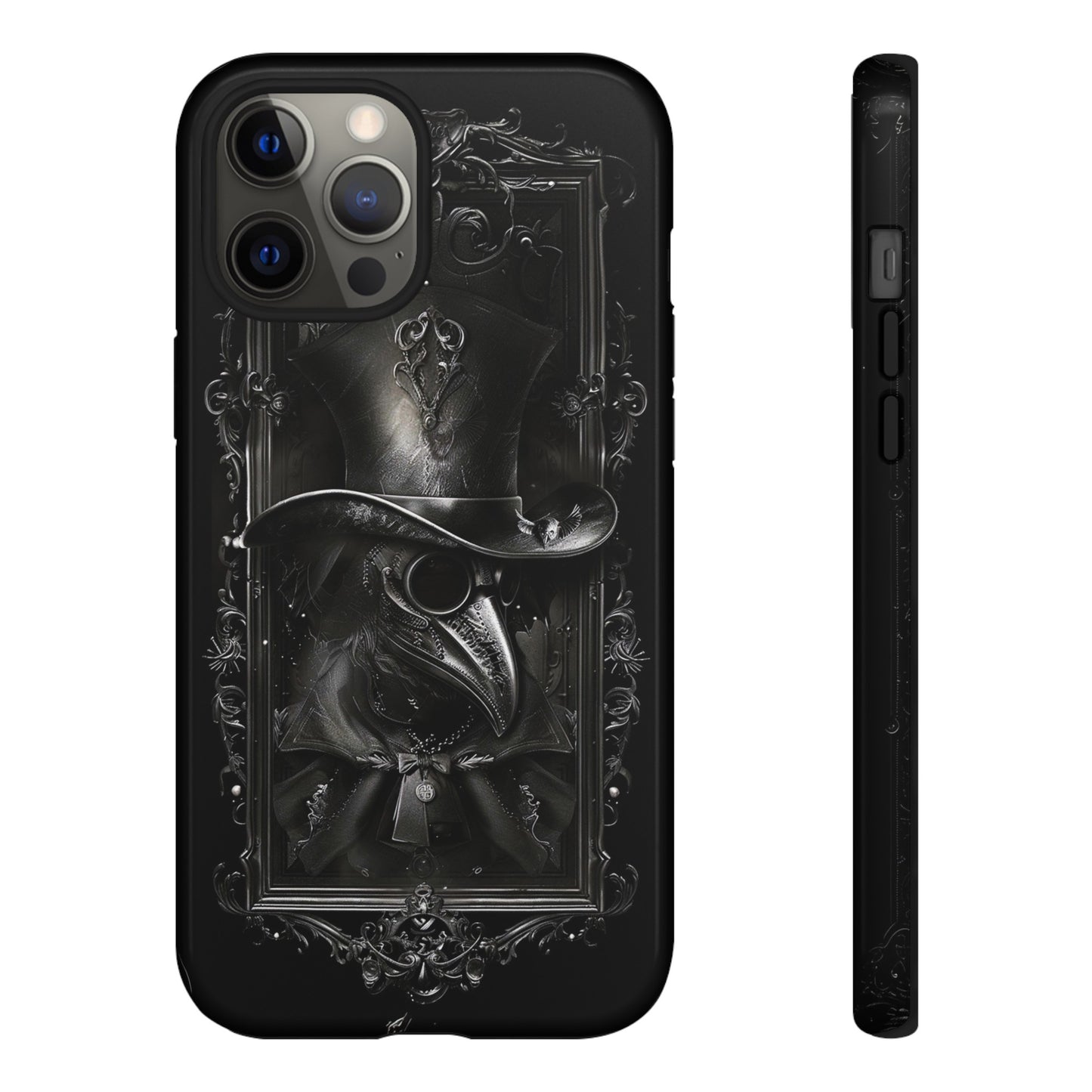 Gothic Plague Doctor Phone Case - Mysterious and Dark Design for iPhone, Samsung Galaxy, and Google Pixel Devices