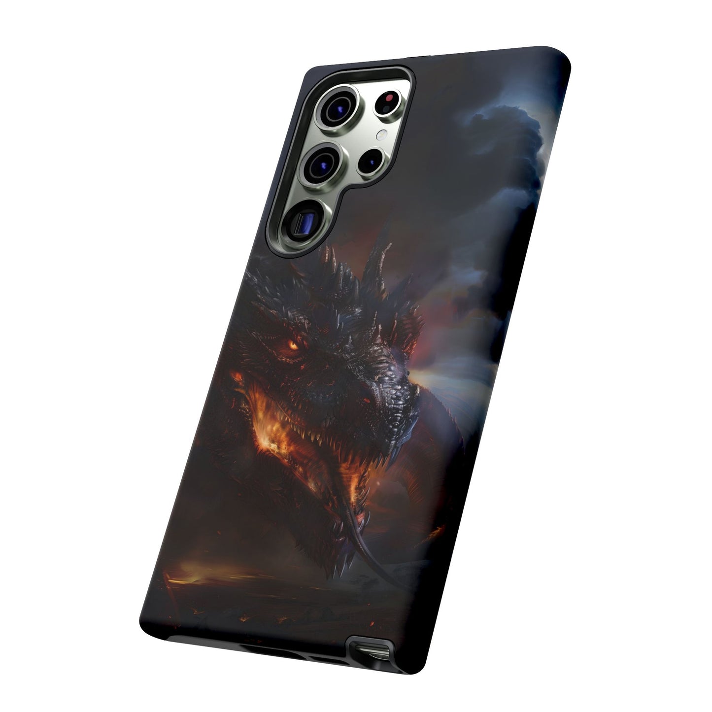 Fiery Dragon Phone Case - Epic Fantasy Art for iPhone, Samsung Galaxy, and Google Pixel Devices