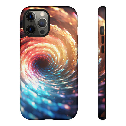 Crystal Portal of Light Phone Case – Vibrant Cosmic Design for iPhone, Samsung Galaxy, and Google Pixel Devices