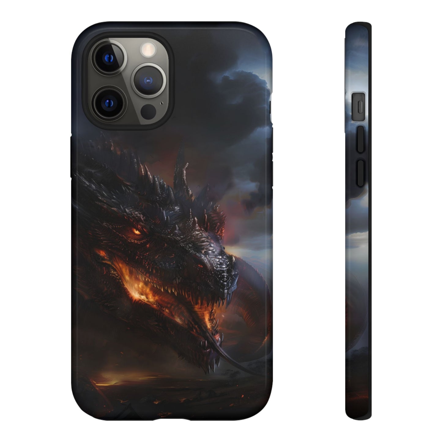 Fiery Dragon Phone Case - Epic Fantasy Art for iPhone, Samsung Galaxy, and Google Pixel Devices