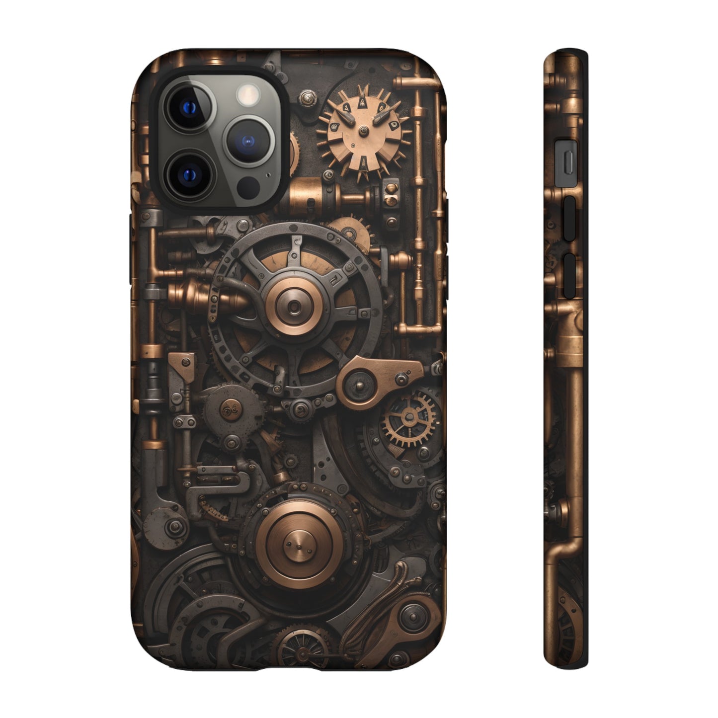 Steampunk Machine Phone Case – Victorian Gears Design for iPhone, Samsung Galaxy, and Google Pixel Devices