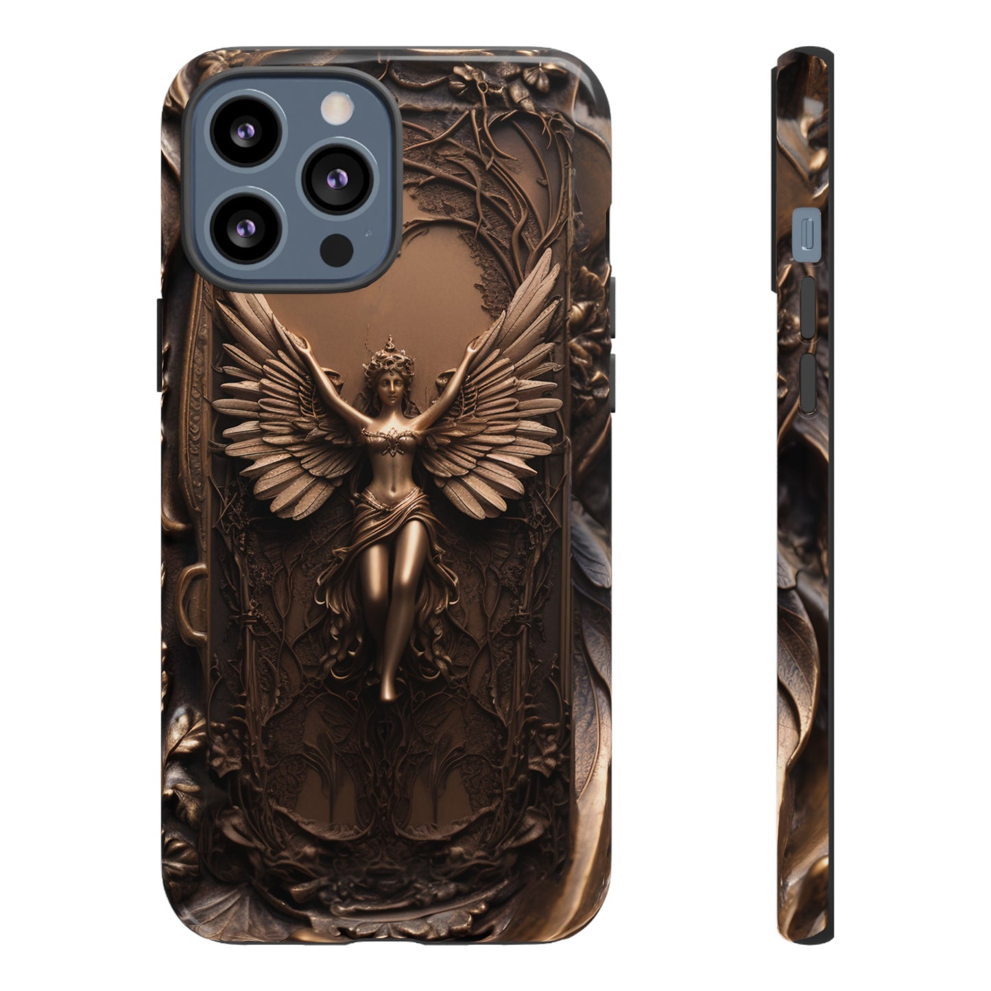 The Bronze Fairy Phone Case – Fantasy Faery Design for iPhone, Samsung Galaxy, and Google Pixel Devices