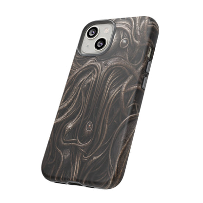 Biomechanical Horror 4 Phone Case – Futuristic Alien Design for iPhone, Samsung Galaxy, and Google Pixel Devices