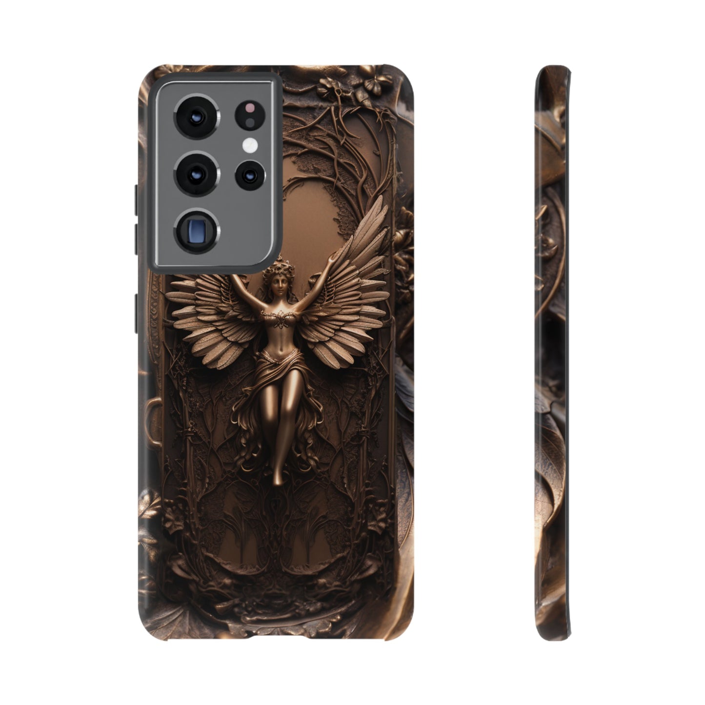 The Bronze Fairy Phone Case – Fantasy Faery Design for iPhone, Samsung Galaxy, and Google Pixel Devices