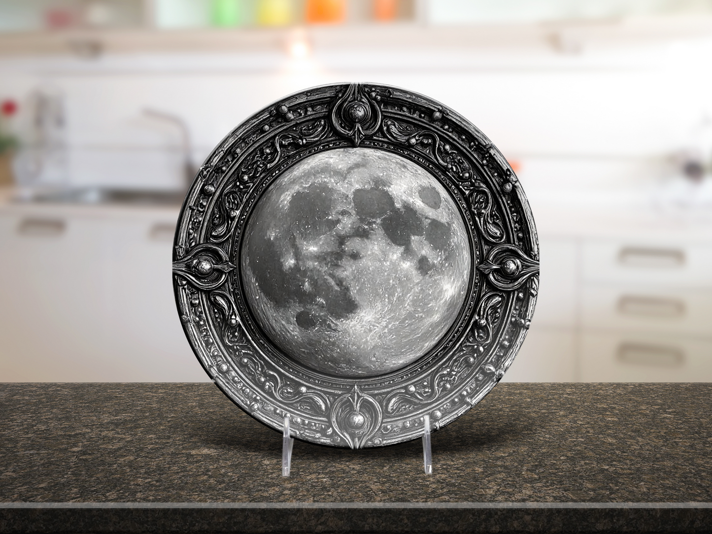 Gothic Full Moon Decorative Plate