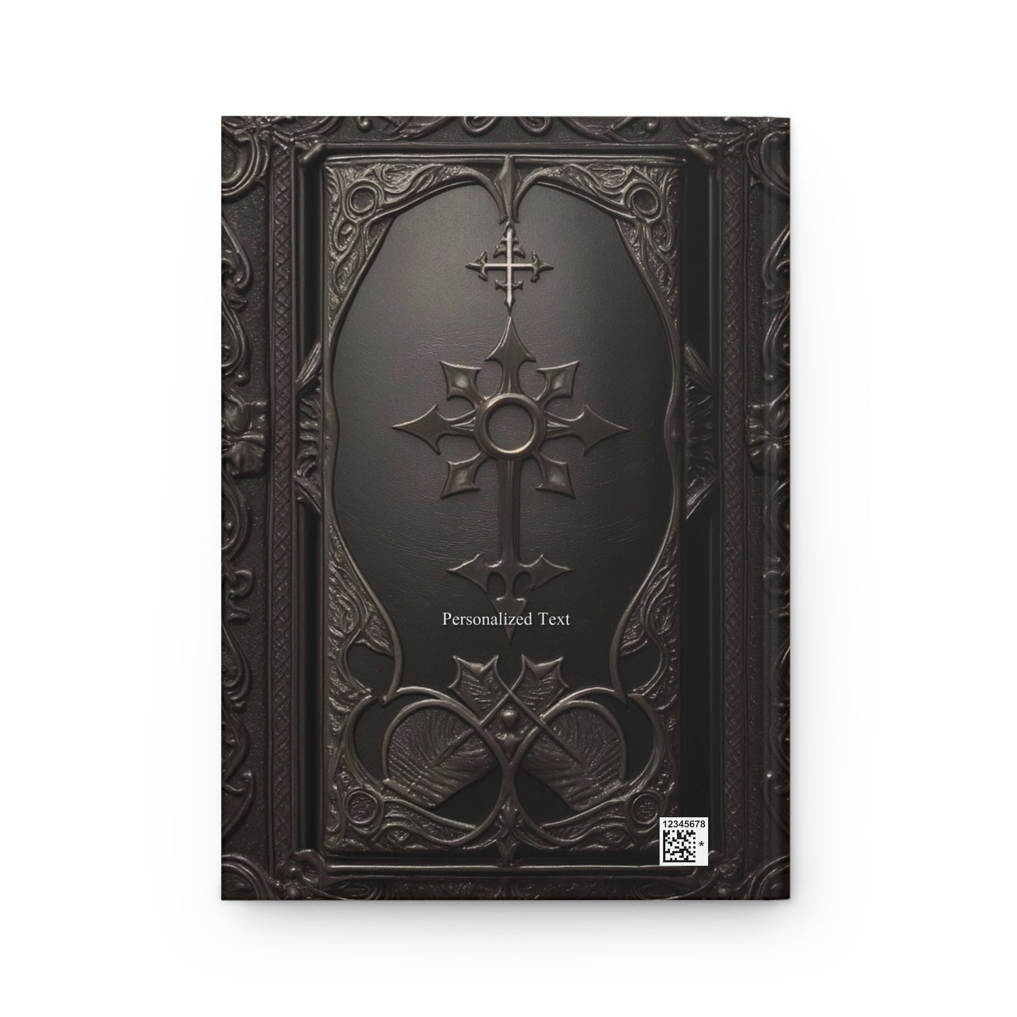 Gothic Cross Hardcover Notebook – Dark Elegant Journal for Writing and Sketching