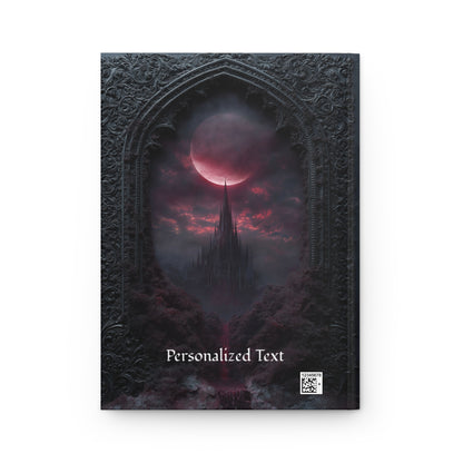 Gothic Vampire Castle Journal - Dark Fantasy Notebook with Optional Personalized Text