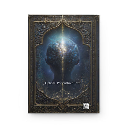 Cosmic Mind Gothic Journal - Astral Fantasy Notebook with Optional Personalized Text