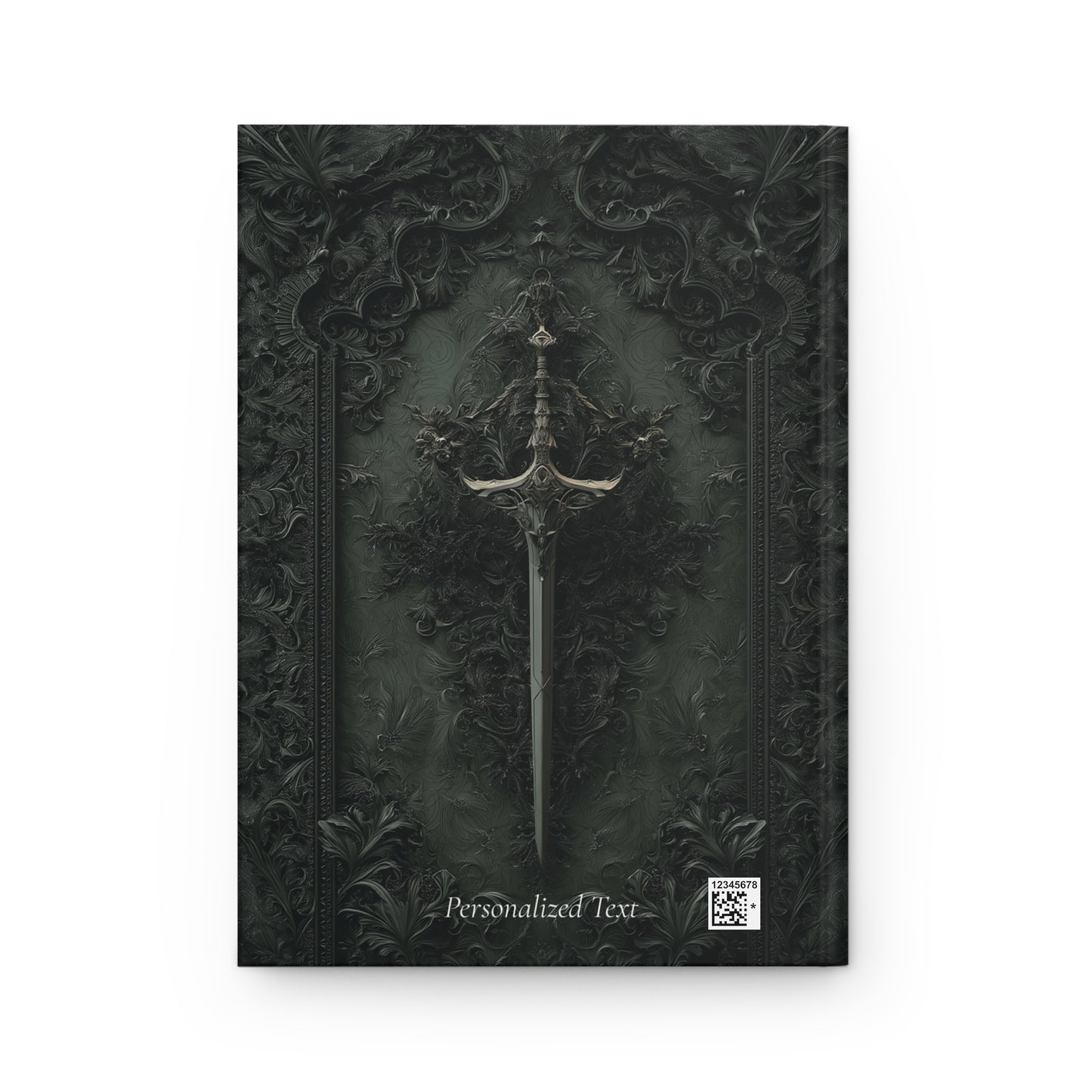 Gothic Sword Journal - Personalized Dark Fantasy Notebook for Writing & Sketching