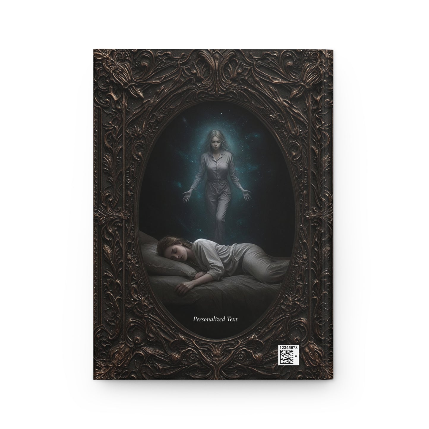 Astral Projection Gothic Journal - Vintage Spirit Guide Notebook with Optional Personalized Text