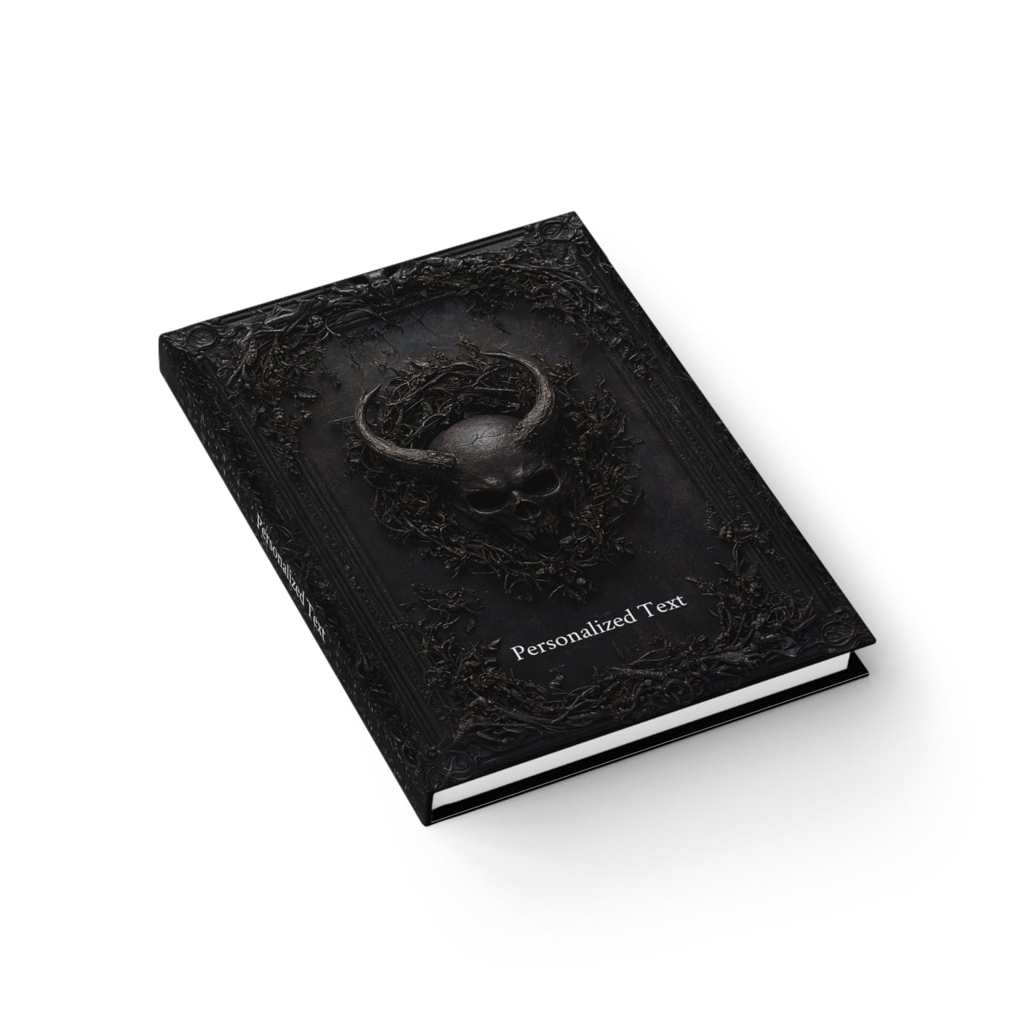Gothic Demon Skull Journal - Dark Fantasy Hardcover Notebook for Writers