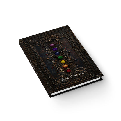 Chakra Stones Hardcover Notebook - Mystical Journal for Spiritual Writing
