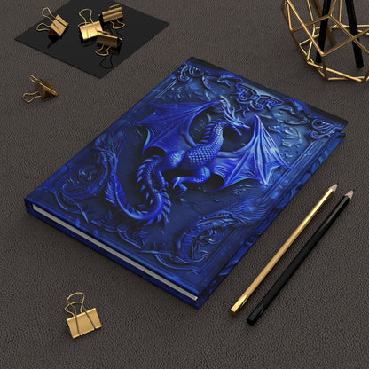 Book of the Blue Dragon Hardcover Notebook – Mystical Journal for Fantasy and Creative Writing