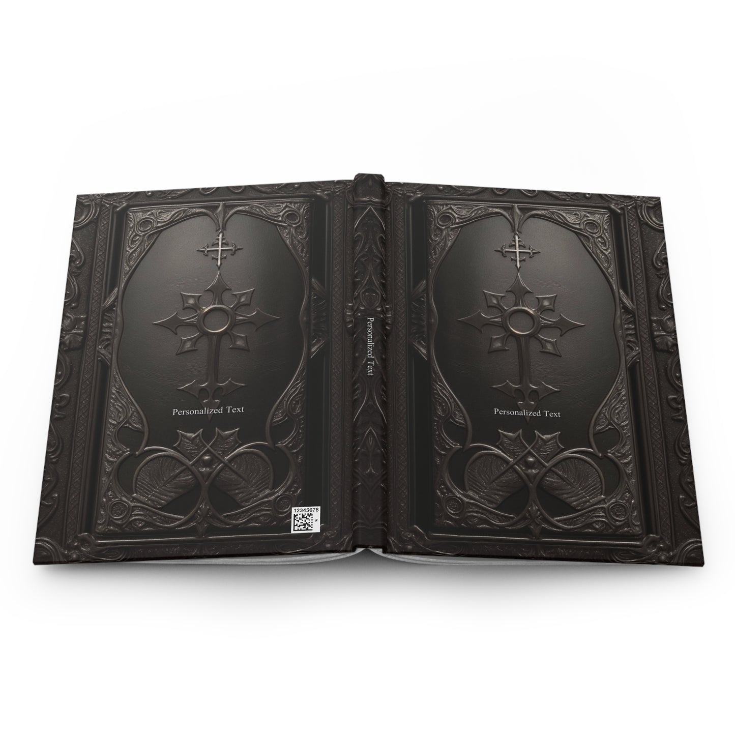 Gothic Cross Hardcover Notebook – Dark Elegant Journal for Writing and Sketching