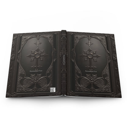 Gothic Cross Hardcover Notebook – Dark Elegant Journal for Writing and Sketching