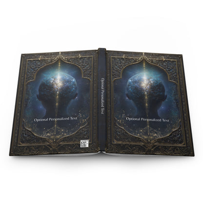 Cosmic Mind Gothic Journal - Astral Fantasy Notebook with Optional Personalized Text
