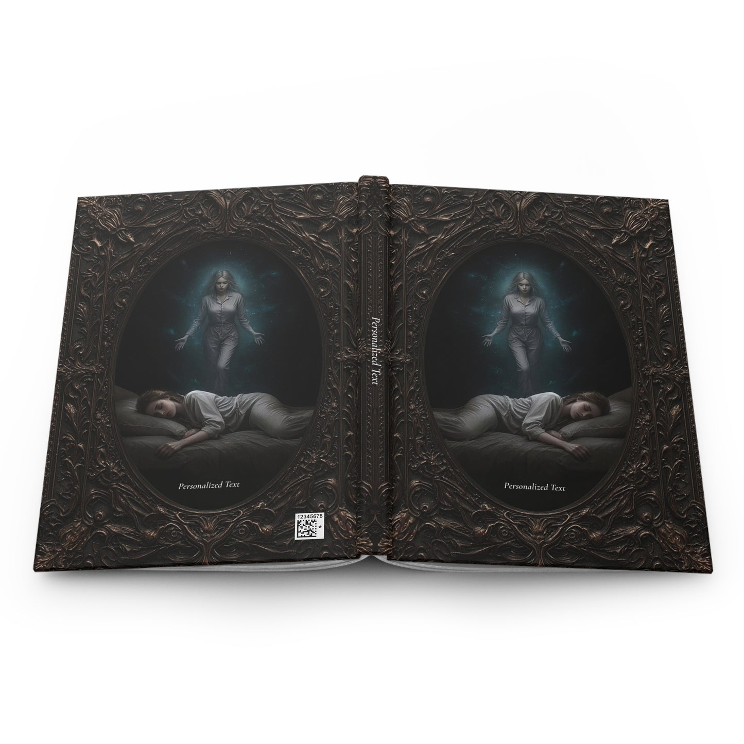 Astral Projection Gothic Journal - Vintage Spirit Guide Notebook with Optional Personalized Text
