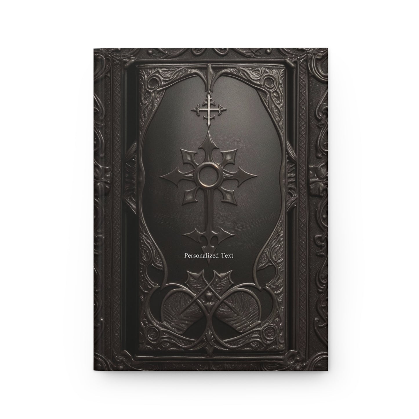 Gothic Cross Hardcover Notebook – Dark Elegant Journal for Writing and Sketching