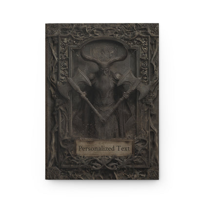 Dark Norse Warrior Journal – Gothic Fantasy Notebook with Optional Personalized Covers