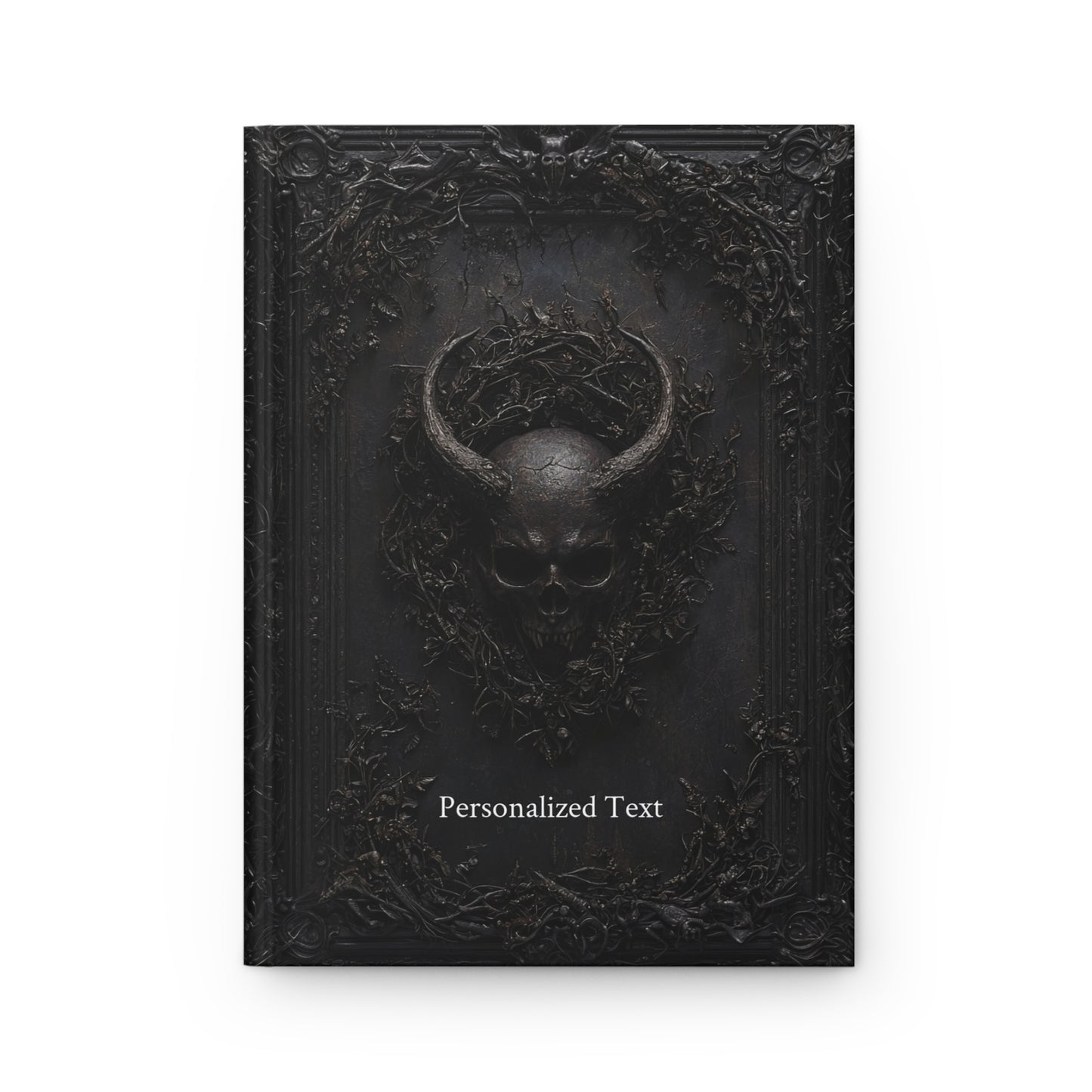 Gothic Demon Skull Journal - Dark Fantasy Hardcover Notebook for Writers