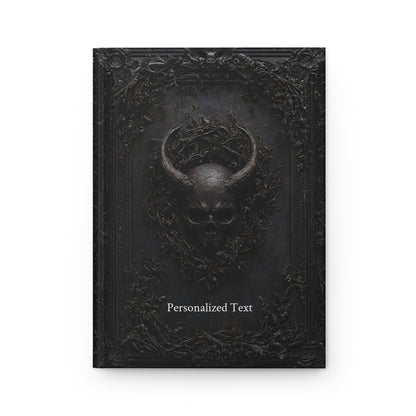 Gothic Demon Skull Journal - Dark Fantasy Hardcover Notebook for Writers
