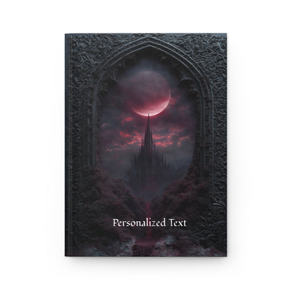 Gothic Vampire Castle Journal - Dark Fantasy Notebook with Optional Personalized Text