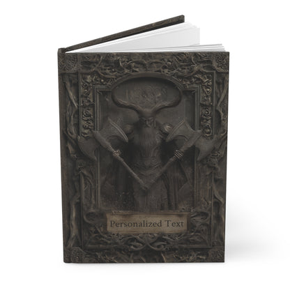 Dark Norse Warrior Journal – Gothic Fantasy Notebook with Optional Personalized Covers