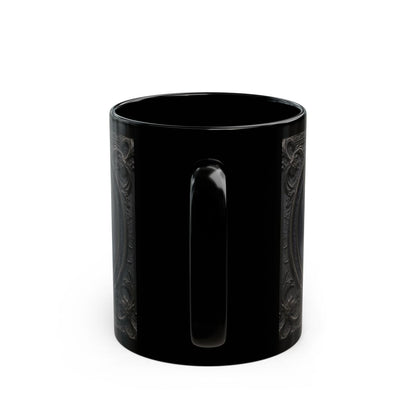 Personalized Gothic Raven Mug – Dark Aesthetic Ceramic Coffee Cup